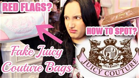 how can you tell a fake juicy couture bag|juicy couture bag identification.